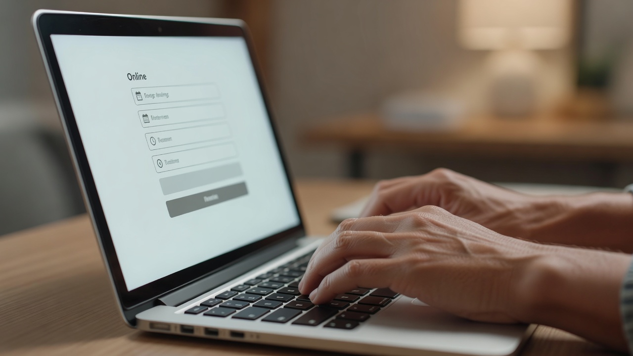 You can book online without waiting on hold